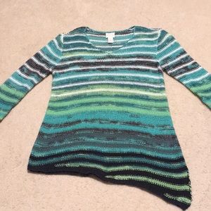 CHICOS- 3/4 Sleeved Lightweight Sweater